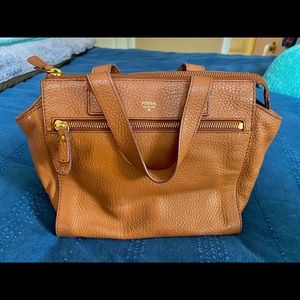 Genuine Leather Fossil Handbag